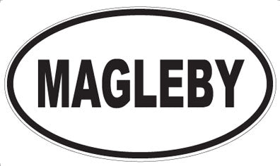 MAGLEBY - Oval Magnet