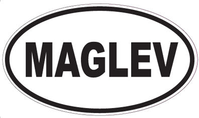 MAGLEV - Oval Sticker