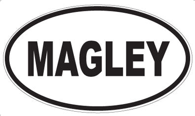 MAGLEY - Oval Magnet