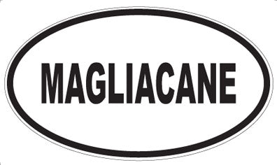 MAGLIACANE - Oval Magnet