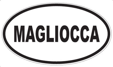 MAGLIOCCA - Oval Sticker