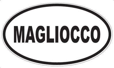 MAGLIOCCO - Oval Sticker