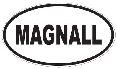MAGNALL - Oval Sticker
