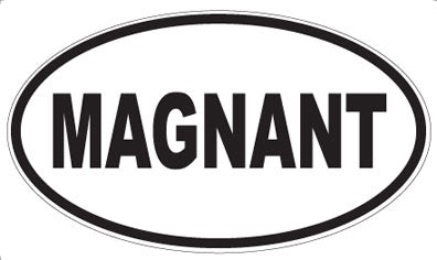 MAGNANT - Oval Sticker