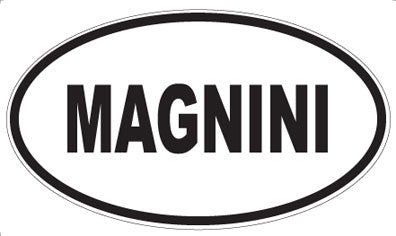 MAGNINI - Oval Sticker