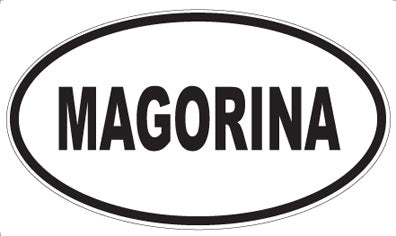 MAGORINA - Oval Sticker