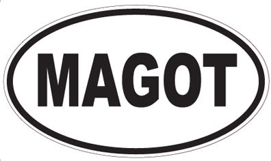 MAGOT - Oval Sticker