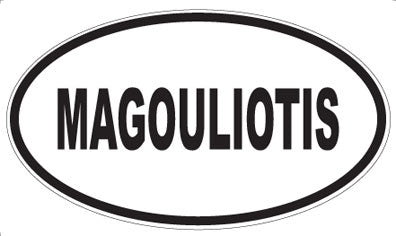 MAGOULIOTIS - Oval Sticker