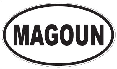 MAGOUN - Oval Sticker