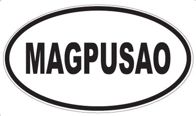 MAGPUSAO - Oval Magnet