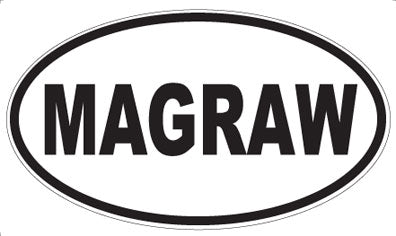 MAGRAW - Oval Magnet