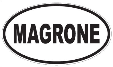 MAGRONE - Oval Magnet