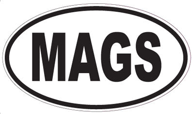 MAGS - Oval Sticker