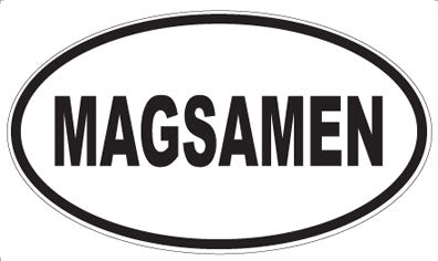 MAGSAMEN - Oval Magnet