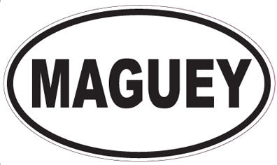 MAGUEY - Oval Sticker