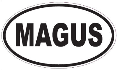 MAGUS - Oval Sticker