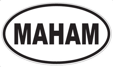 MAHAM - Oval Magnet