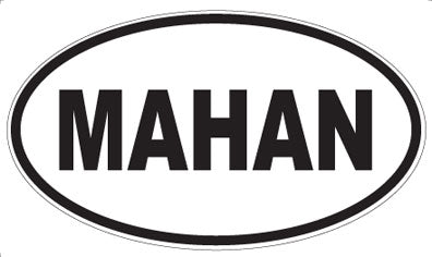 MAHAN - Oval Magnet
