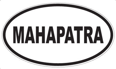 MAHAPATRA - Oval Magnet
