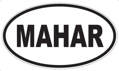 MAHAR - Oval Magnet