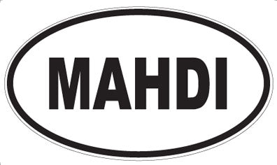 MAHDI - Oval Magnet