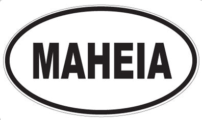MAHEIA - Oval Sticker