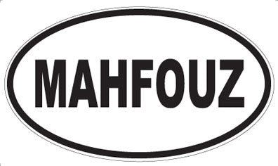 MAHFOUZ - Oval Magnet