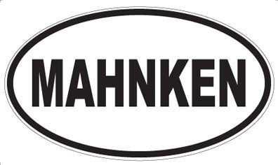 MAHNKEN - Oval Magnet