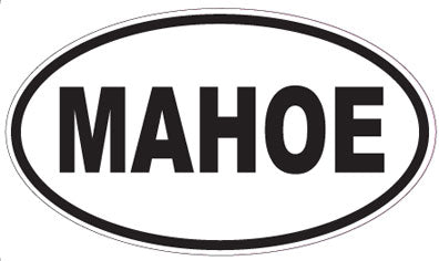 MAHOE - Oval Sticker