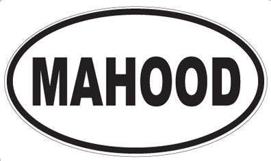 MAHOOD - Oval Sticker