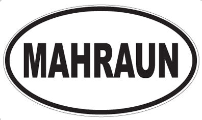 MAHRAUN - Oval Magnet