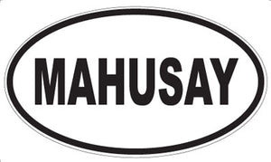 MAHUSAY - Oval Sticker