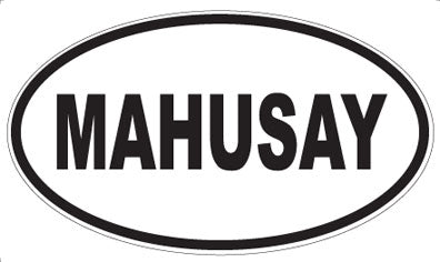 MAHUSAY - Oval Magnet