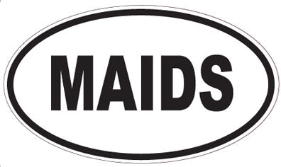 MAIDS - Oval Sticker
