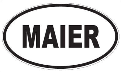 MAIER - Oval Magnet