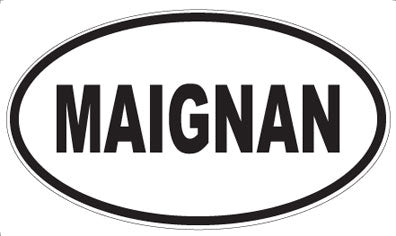 MAIGNAN - Oval Sticker