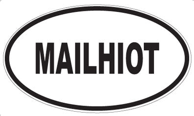 MAILHIOT - Oval Sticker
