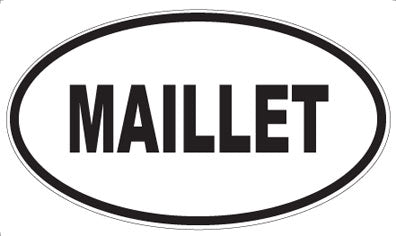 MAILLET - Oval Sticker