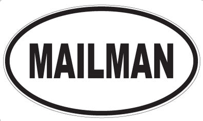 MAILMAN - Oval Magnet