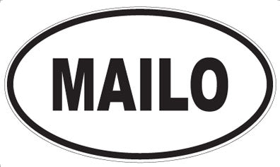 MAILO - Oval Magnet