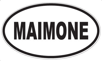 MAIMONE - Oval Magnet
