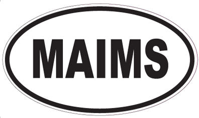 MAIMS - Oval Magnet