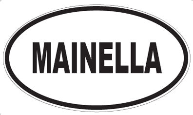 MAINELLA - Oval Magnet