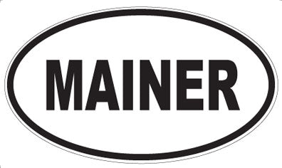 MAINER - Oval Magnet