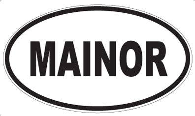 MAINOR - Oval Magnet