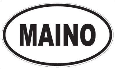 MAINO - Oval Magnet