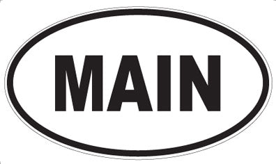 MAIN - Oval Magnet