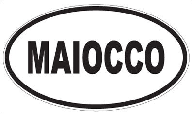 MAIOCCO - Oval Sticker