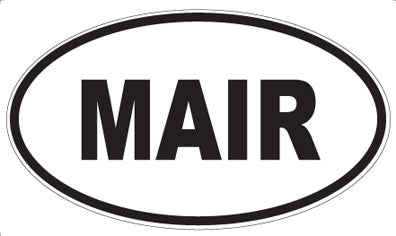 MAIR - Oval Magnet