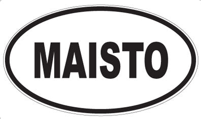 MAISTO - Oval Magnet